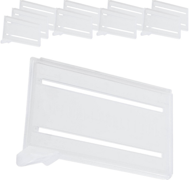어쩌다상점 냉장고 확장형 길이조절 칸막이, 반투명, 10개