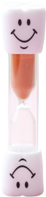 힘룸 양치할때 3분 모래시계 2.2 x 10 cm, 오렌지