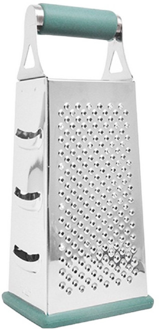 LuigiFerrero Norsk 4in1筒型刨刀 25cm, 銀色 + 湖水綠, 1個