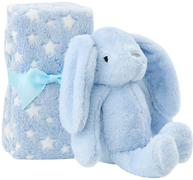 KiKimmy 新生兒禮盒 MP245-B, 藍兔