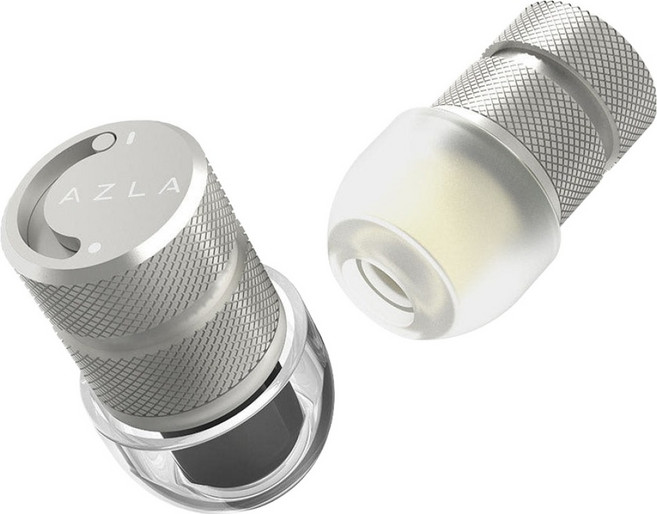 아즈라 소음방지 귀마개 이어플러그 세트 실버 POM1000 ll, 1세트