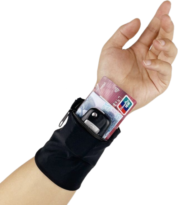 겜사 손목 밴드 지갑 가방, 1개