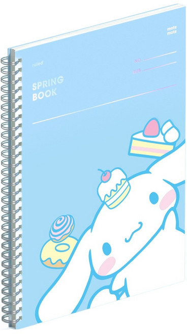 모트모트 산리오캐릭터즈 스프링 노트, 룰드시나모롤, 1개