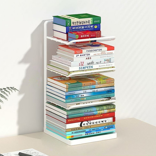 데일리네스트 깔끔 책꽂이, 화이트, 4단