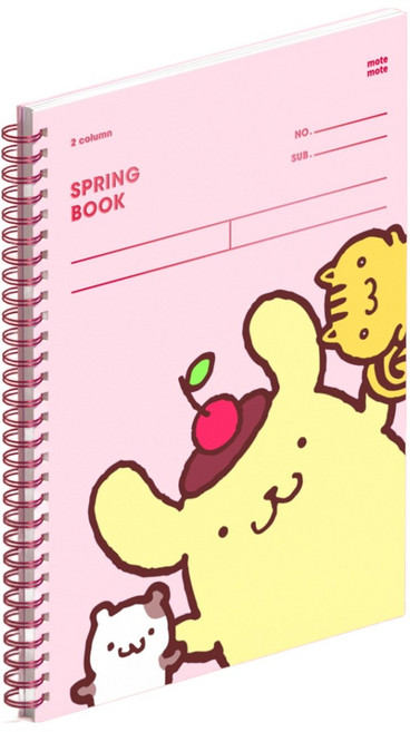모트모트 2분할 스프링북, 폼폼푸린, 1개