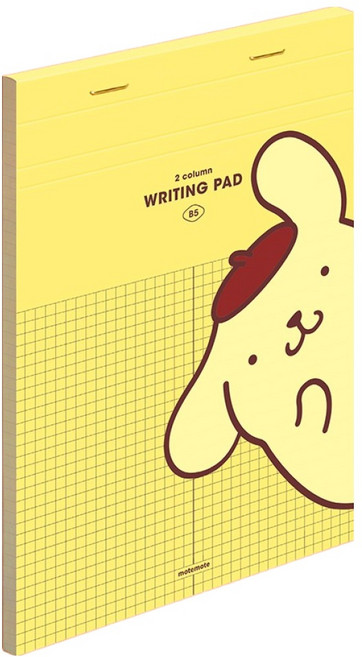 모트모트 산리오캐릭터즈 라이팅패드 B5, 2분할 폼폼푸린, 60매, 1개