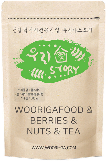 우리가스토리 햄프시드, 300g, 1개