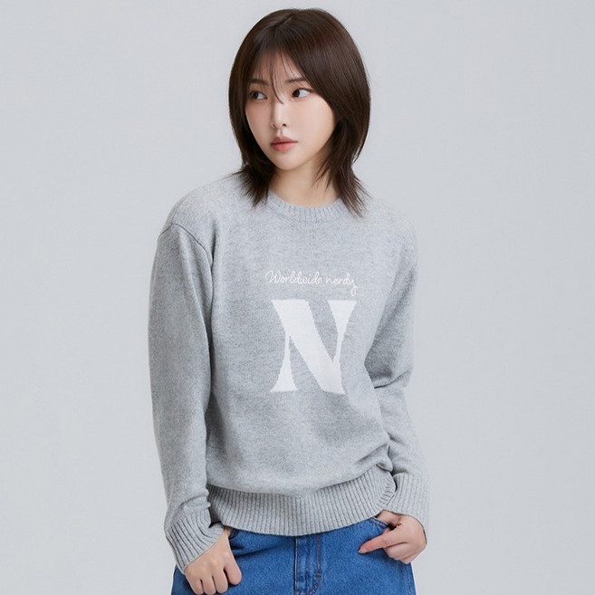 널디 남성용 범피 N 램스울 블렌디드 크루넥 스웨터