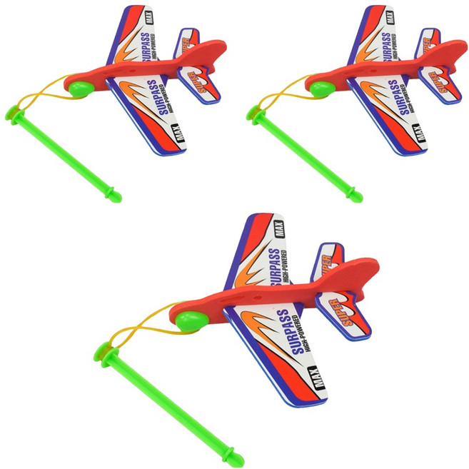 EVA安全彈射飛機 X8527, 多色 款式隨機, 3個