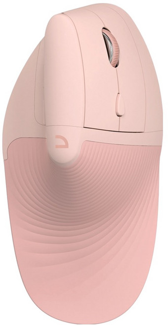 앱코 인체공학 WIRELESS FREE 무선 버티컬 마우스 WEM65, 핑크