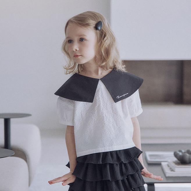 로아앤제인 시어서커 신비 블라우스