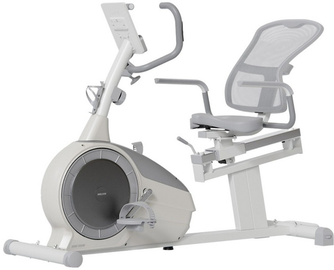 멜킨스포츠 실내자전거 그랜드 좌식바이크, GSK01, 퀀텀화이트