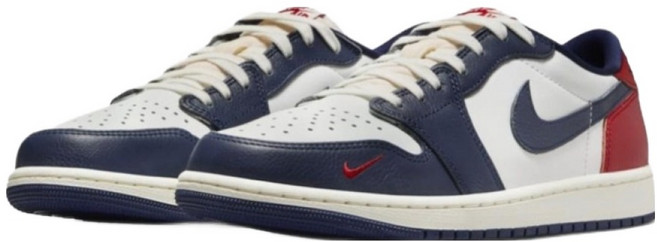 NIKE 耐吉 男款 JORDAN 1 RETRO LOW OG 運動休閒鞋 HQ2993-100