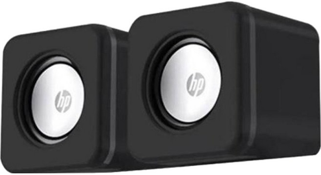 hp 惠普 方塊小喇叭 2個, 黑色, NS1 Pro