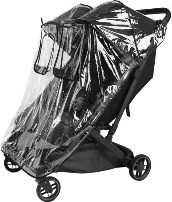 UPPAbaby MINU Duo 擋雨罩 適用MINU Duo推車, 1個, 透明色