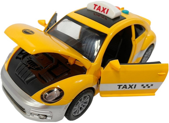 海泰 幼兒聲光音樂黃色計程車 9901, 1個, 黃色