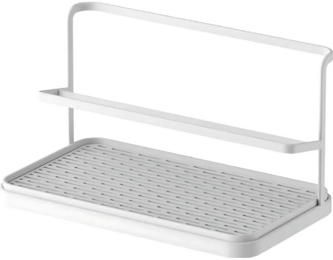 CAXXA 凱撒 廚房水杯瀝水置物架廚房收納架, 1個, 白色
