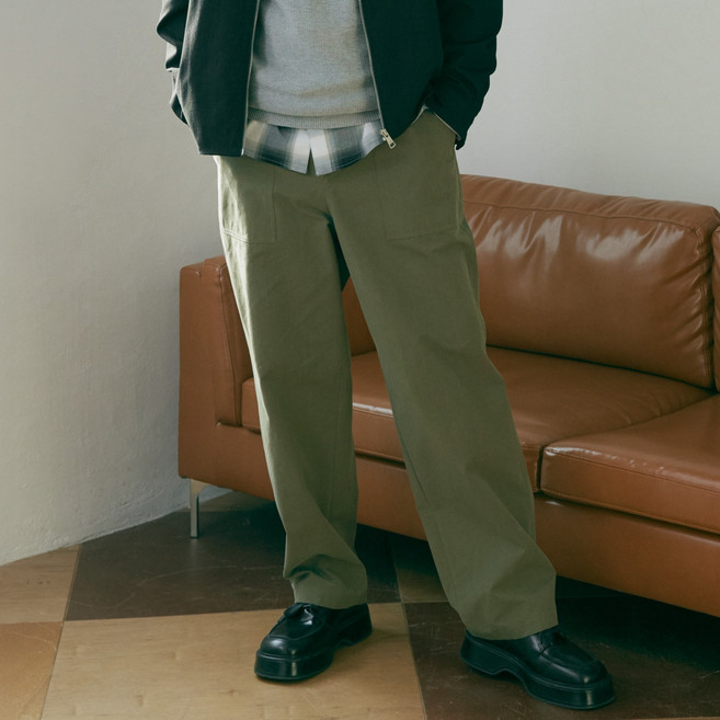 마인드브릿지 남성용 코튼 퍼티그 팬츠 MZPT6150