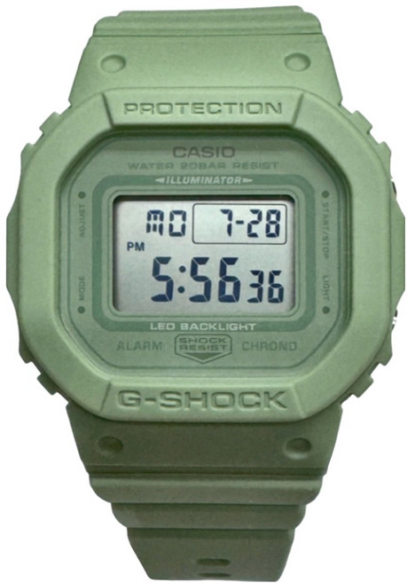 CASIO 卡西歐 G-SHOCK 單色簡約電子錶 GMD-S5600BA-3