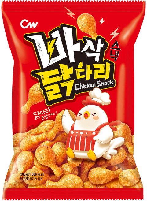 청우식품 바삭닭다리스낵, 200g, 1개