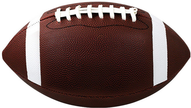 마샤투 미식축구 논슬립 럭비공 NO6, 1개, 다크브라운