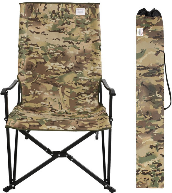 캠프빌리지 릴렉스 체어 XXL, 뉴카모, 1개