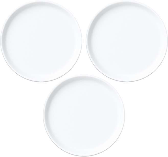 식스파머스 튼튼한 원형 화분 받침, 백색, 3개