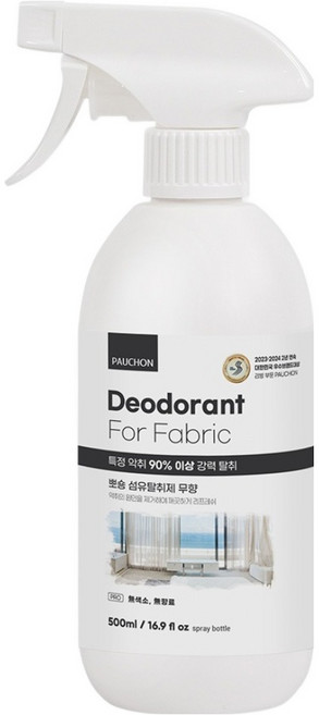 뽀숑 섬유탈취제 무향, 500ml, 1개