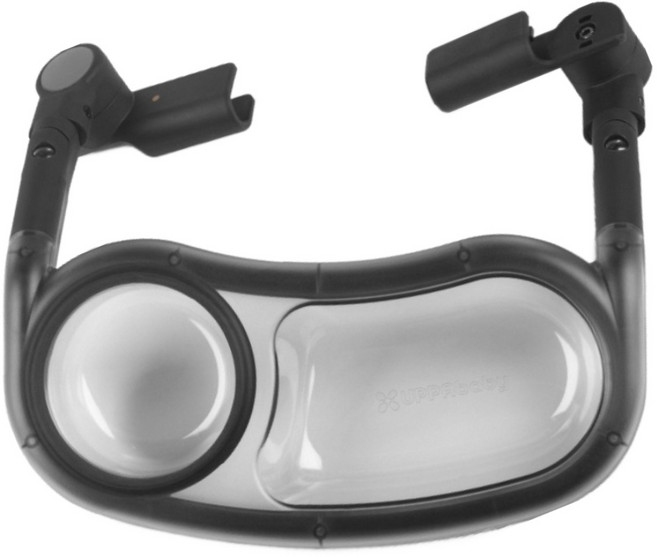 UPPAbaby MINU Duo 點心托盤 適用MINU Duo嬰兒車, 1個, 黑色