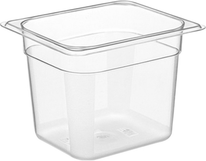 리빙메이트 국산 PC 업소용 투명 밧드 1/6 6인치, 단품, 1개