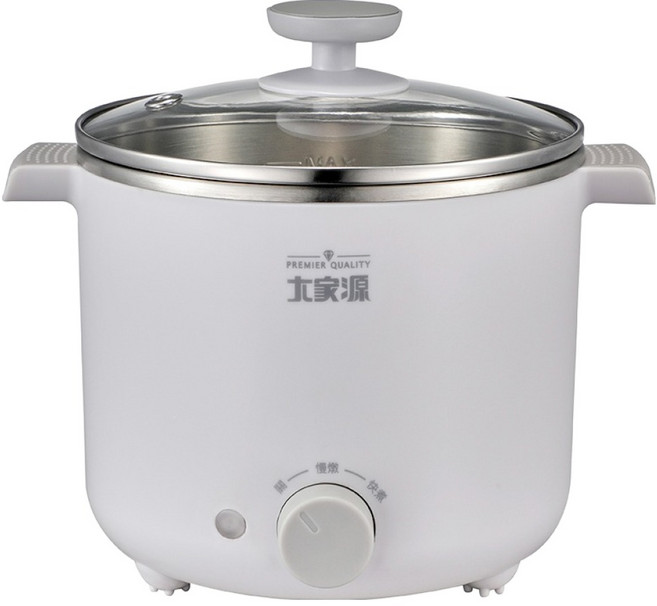 大家源 雙耳鍋 TCY-291802, 1個, 18.5cm, 白色