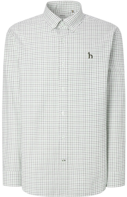 헤지스 남성용 윈도우 체크 면 셔츠