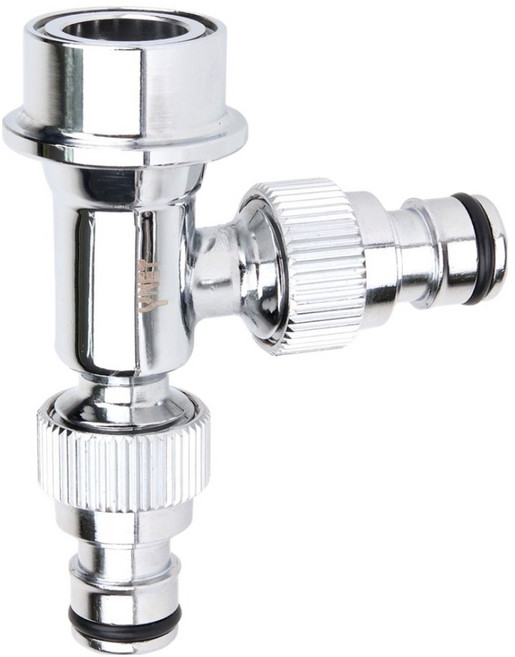 와이넷 세탁기 2대 연결 원터치 분배기, 1개