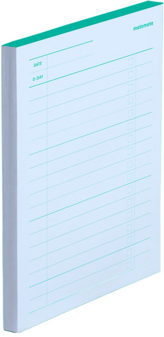 모트모트 태스크 메모블럭, 블루, 80매, 1개