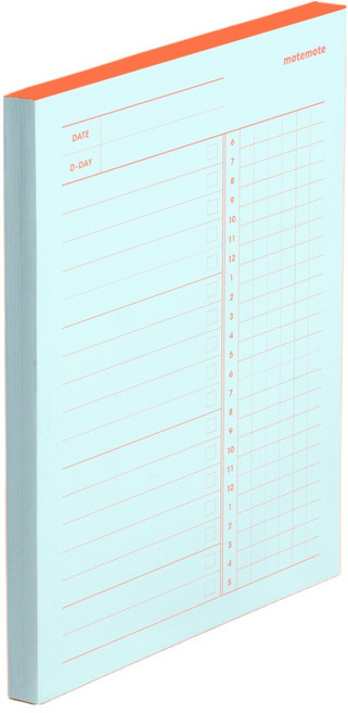 모트모트 메모블럭 텐미닛, 블루, 80매, 1개