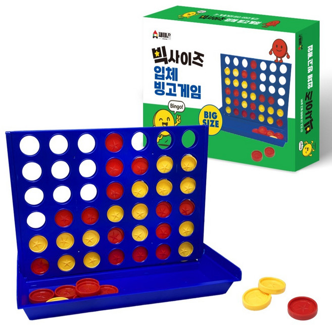 재미존 빅사이즈 입체 빙고게임, 혼합색상, 1개