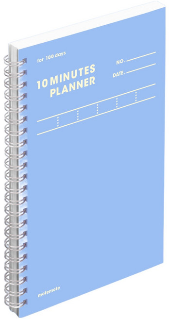 모트모트 텐미닛 플래너 100D, 에이스 블루, 1개