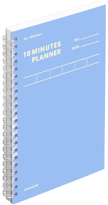 모트모트 텐미닛 플래너 100D, 에이스 블루, 1개 - 쿠팡