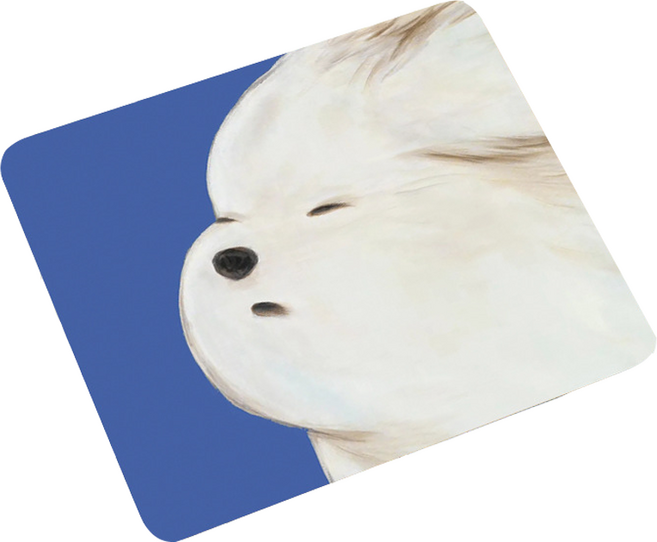 테이아 파스텔톤 귀여운 댕댕이 캐릭터 마우스패드 30 x 25 x 0.3cm, 래글런 강아지 36, 1개