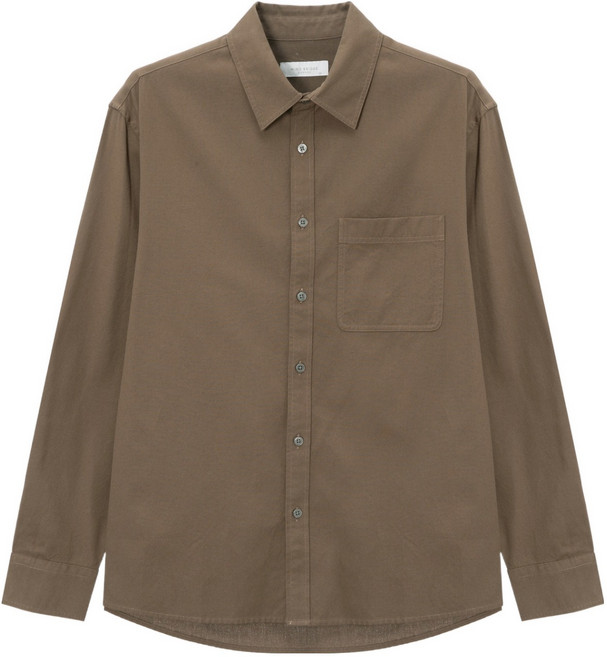 마인드브릿지 남성용 올데이 옥스포드 세미 오버핏 면 셔츠 MZWS6120