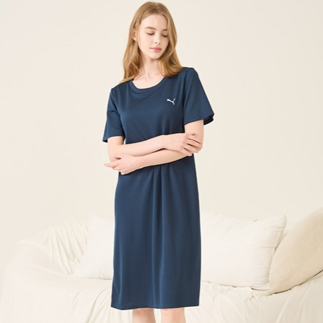 푸마바디웨어 여성용 올인원 메쉬 원피스 브라탑