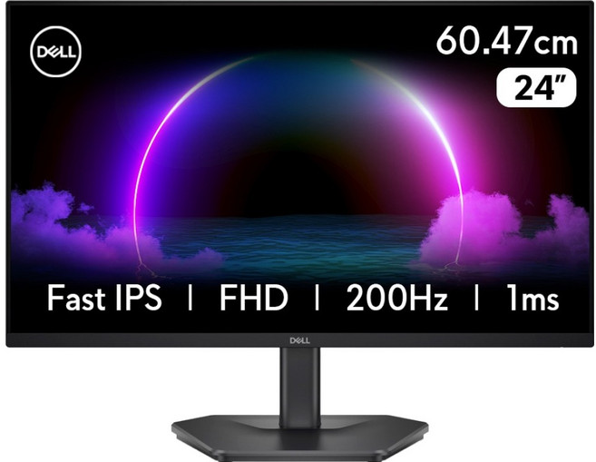 델 FHD 200Hz 1ms IPS 게이밍 모니터, 60.47cm, SE2425HG