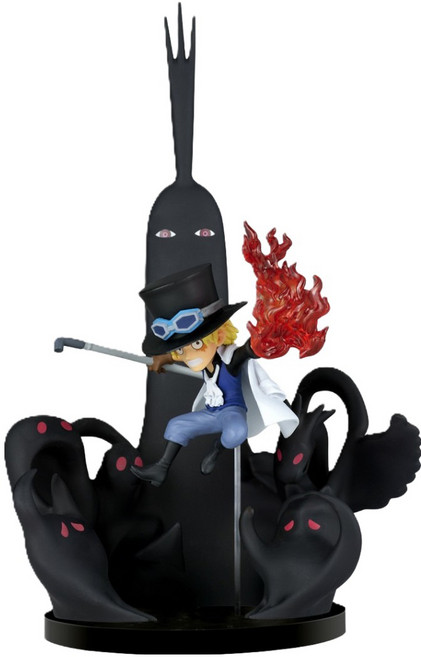 반프레스토 반다이 남코 원피스 월드 콜렉터블 피규어 스페셜 사보 VS 오로성 & 임, 1개