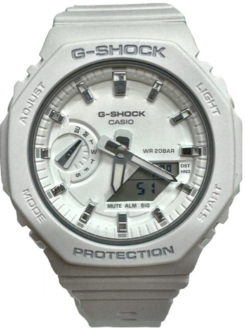 CASIO 卡西歐 G-SHOCK 極簡八角雙顯錶 GMA-S2100-7A