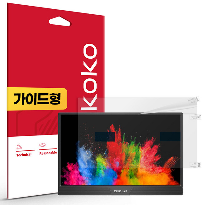 스코코 제우스랩 Z15ST 지문방지 저반사 액정보호필름 세트, 1세트