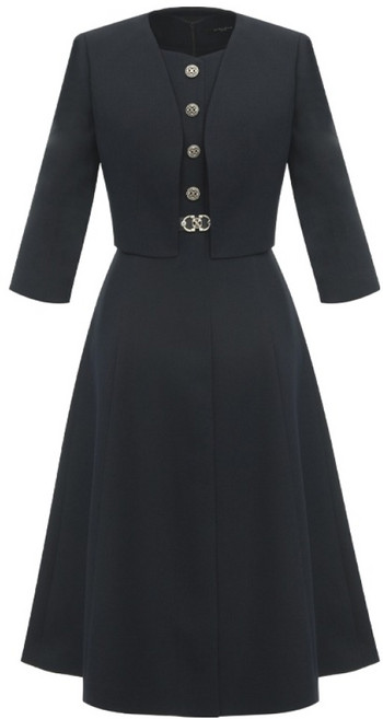 미니멈 나시 원피스 자켓 세트