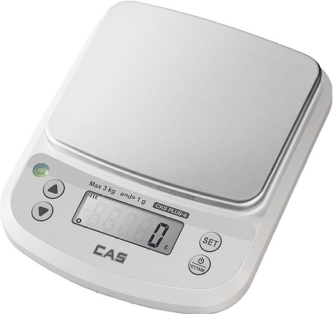 카스 생활방수 디지털 주방저울 1g 3kg, CKS PLUS-4, 1개