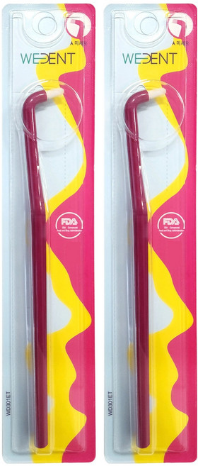 위덴 앤드터프트 미세모 칫솔 플럼, 2개, 1개입, 5mm