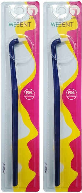 위덴 앤드터프트 미세모 칫솔 네이비, 2개, 1개입, 5mm