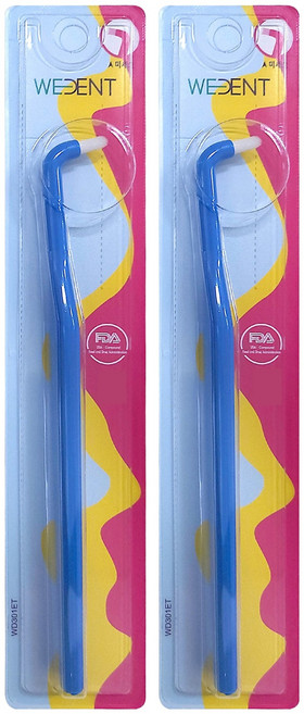 위덴 앤드터프트 미세모 칫솔 블루, 2개, 1개입, 5mm